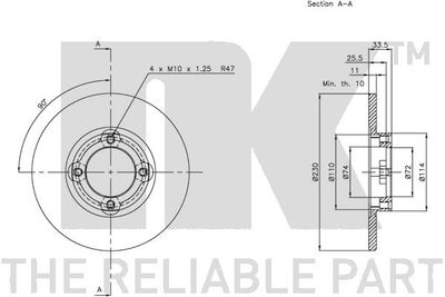 DISC FRANA NK 203204 1