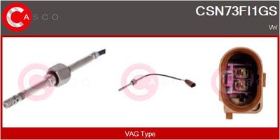 SENZOR TEMPERATURA GAZE EVACUARE