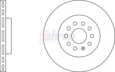 Fahren Brake Disc FBD6721