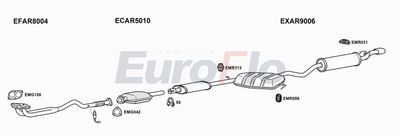 Układ wydechowy EUROFLO AR155202008B