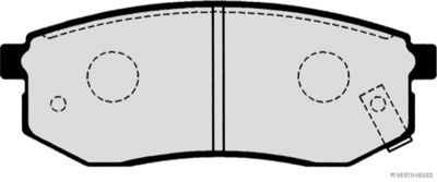 SET PLACUTE FRANA FRANA DISC Herth+Buss Jakoparts J3610512 1