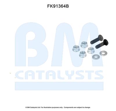 Монтажный комплект, катализатор BM CATALYSTS FK91364 для SMART CABRIO