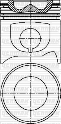 Поршень YENMAK 31-03688-000 для RENAULT TRUCKS B