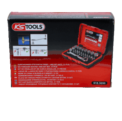 Komplet nasadnih ključeva KS TOOLS 918.3050