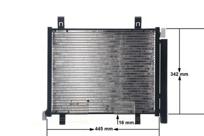 CONDENSATOR CLIMATIZARE MAHLE AC747000S 11