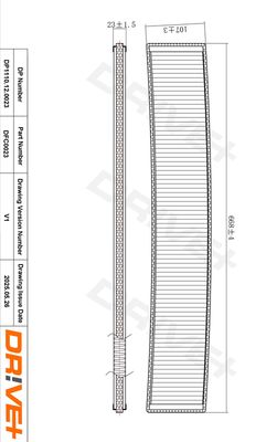 FILTER INNENRAUMLUFT DR!VE+ DP1110120023 0