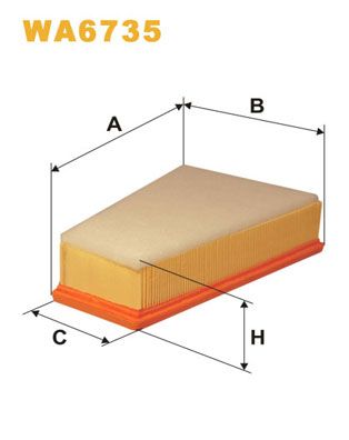 Air Filter WIX FILTERS WA6735