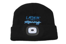 Laser Tools Laser Tools Racing Beanie Hat with Rechargeable Lamp