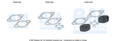 Монтажен комплект, изпускателна тръба BM Catalysts FK50142