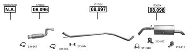 Układ wydechowy ASMET CI090980