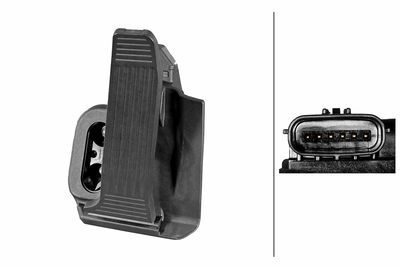 сензор, позиция на педала HELLA 6PV 014 610-011