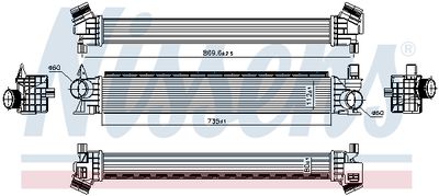 INTERCOOLER COMPRESOR NISSENS 961479 5