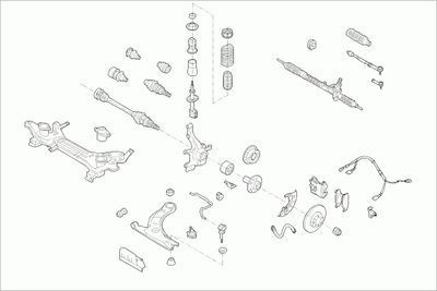 Układ kierowniczy BOGE SEAT-IBIZA-FB007