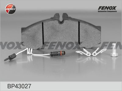 Комплект тормозных колодок, дисковый тормоз FENOX BP43027 для BMW 2000