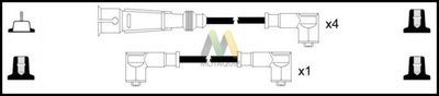 Комплект проводов зажигания MOTAQUIP LDRL1378 для VW SANTANA