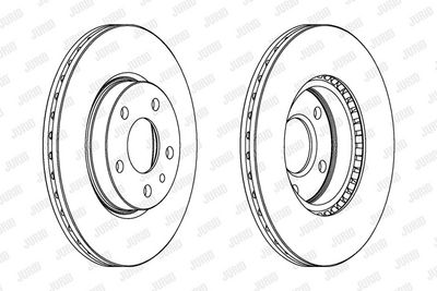 BREMSSCHEIBE JURID 563105JC 1
