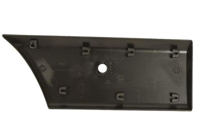 Garneerstroken zijkant Links (Achter, zwart, met dode hoek sensor gat) past: RENAULT MASTER III 02.10-06.19