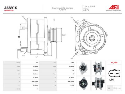 Generator AS-PL A6891S