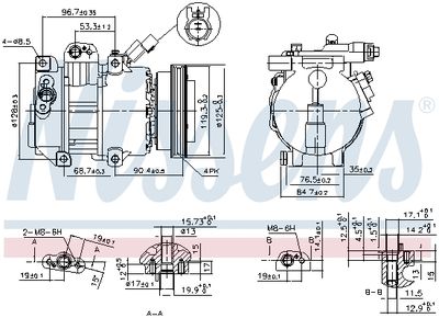 COMPRESOR CLIMATIZARE NISSENS 890376 5