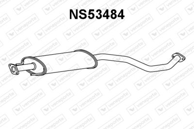Предглушитель выхлопных газов VENEPORTE NS53484 для NISSAN NOTE