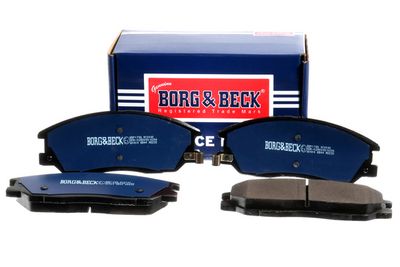 комплект спирачно феродо, дискови спирачки BORG & BECK BBP1786