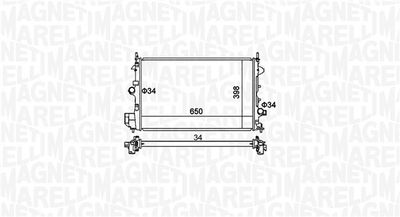 MAGNETI MARELLI Kühler, Motorkühlung