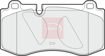 APEC Brake Pad Set, disc brake PAD1561