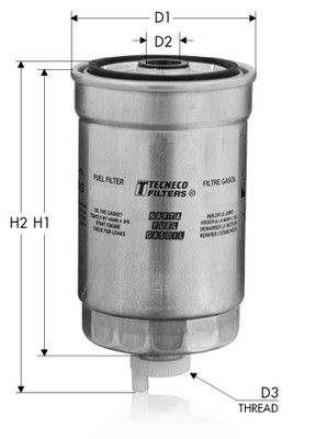 Топливный фильтр TECNECO FILTERS GS1194 для HYUNDAI GRAND SANTA FE