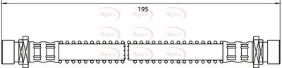 Brake Hose APEC HOS4025