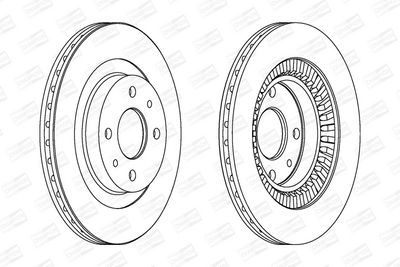 BREMSSCHEIBE CHAMPION 562121CH 1