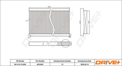 FILTER INNENRAUMLUFT DR!VE+ DP1110120399