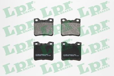 LPR 05P622 Тормозные колодки и сигнализаторы  для PEUGEOT 406 (Пежо 406)