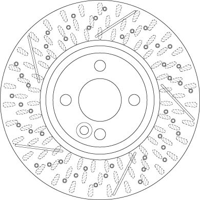 BREMSSCHEIBE TRW DF6422 1