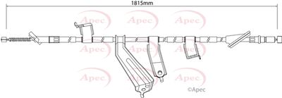 Cable Pull, parking brake APEC CAB1218