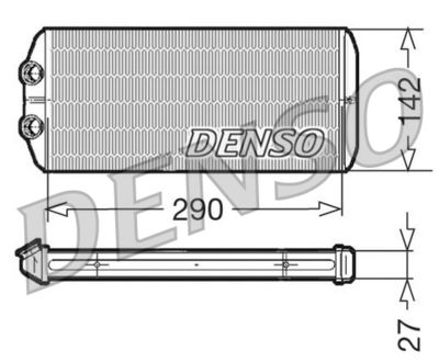Nagrzewnica ogrzewania kabiny DENSO DRR07005 produkt