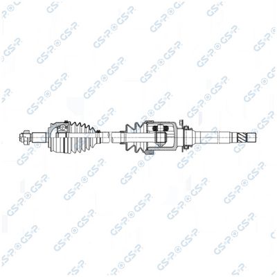 полуоска GSP 257500OL