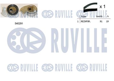 Комплект ремня ГРМ RUVILLE 550353 для DAIHATSU CHARADE