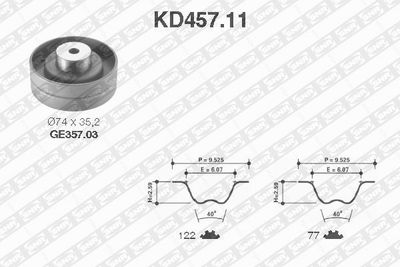 Комплект ремня ГРМ KD457.11