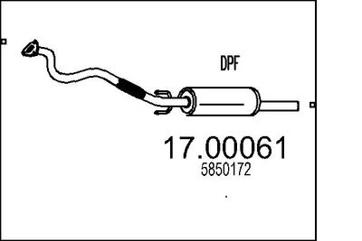 FILTRU FUNINGINE/PARTICULE SIST.DE ESAPAMENT
