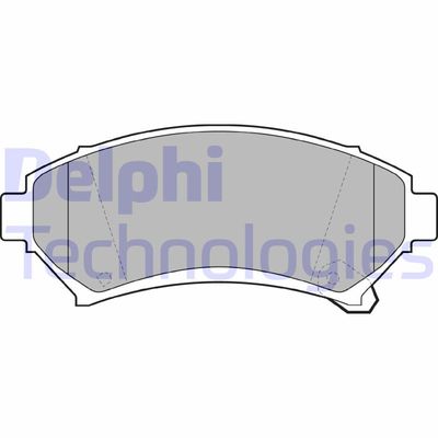 Комплект тормозных колодок, дисковый тормоз DELPHI LP1609 для OPEL SINTRA