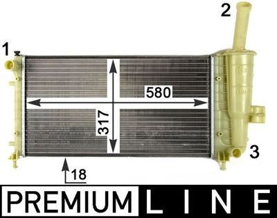 Radiateur - CR1108000P - MAHLE