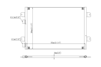 CONDENSATOR CLIMATIZARE WALKER WCD00347 6