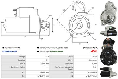 STARTER AS-PL S0374PR 4