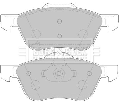 BORG & BECK BBP1772 Тормозные колодки и сигнализаторы  для NISSAN PRIMERA Hatchback (P11) 2.0 16V