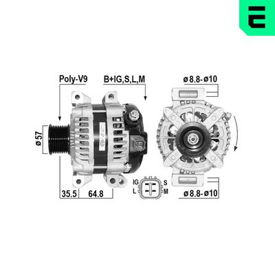 GENERATOR / ALTERNATOR ERA 211063A