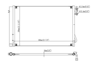 CONDENSATOR CLIMATIZARE WALKER WCD00116 6