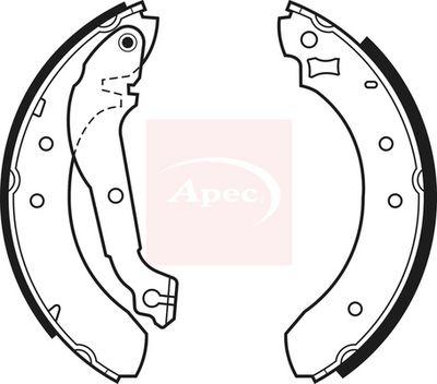 APEC Brake Shoe Set SHU325