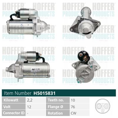 Startér HOFFER H5015831