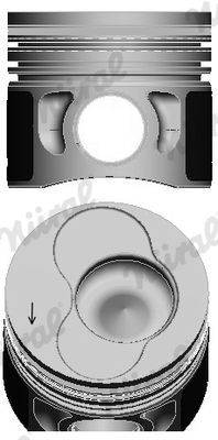 Поршень NÜRAL 87-114907-25 для VW BORA