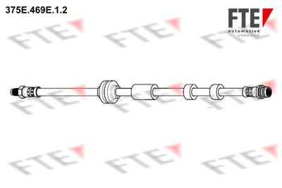 FTE 375E.469E.1.2 Тормозной шланг  для VOLVO V60 (Вольво В60)